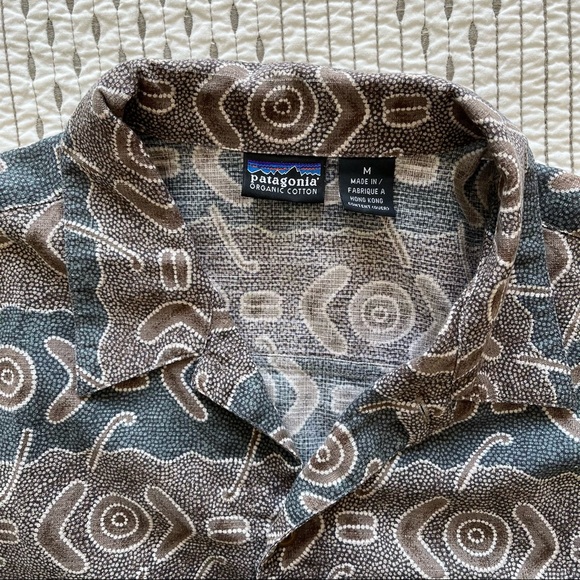 Patagonia VINTAGE Button-down Shirt, Men’s Medium - Picture 6 of 7
